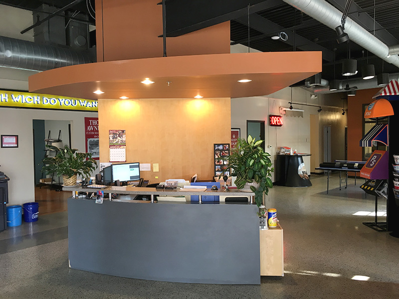 Awning Partners Manufacturing Group Lobby